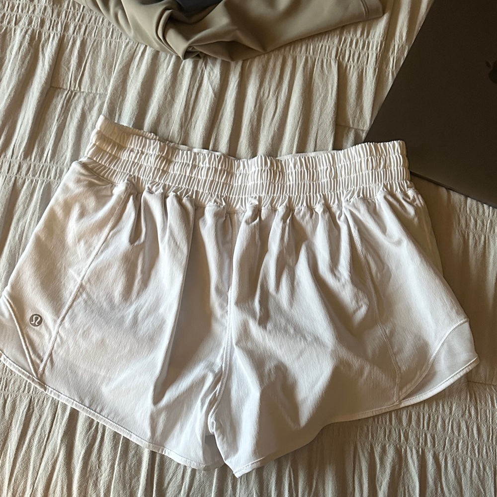 lululemon athletica hotty hot White Athletic Shorts